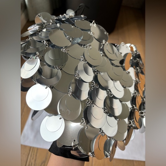 Paco Rabanne Sparkle Heart Shoulder Bag - Picture 9 of 16